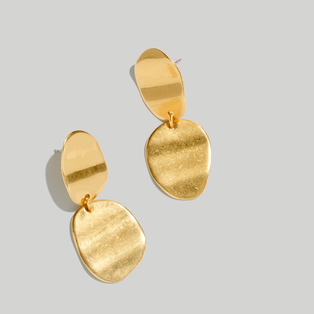 sale | madewell | organic-shaped drop earrings